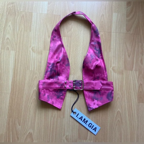 i.am.gia pantea top in hot pink, new with tags - Picture 2 of 5